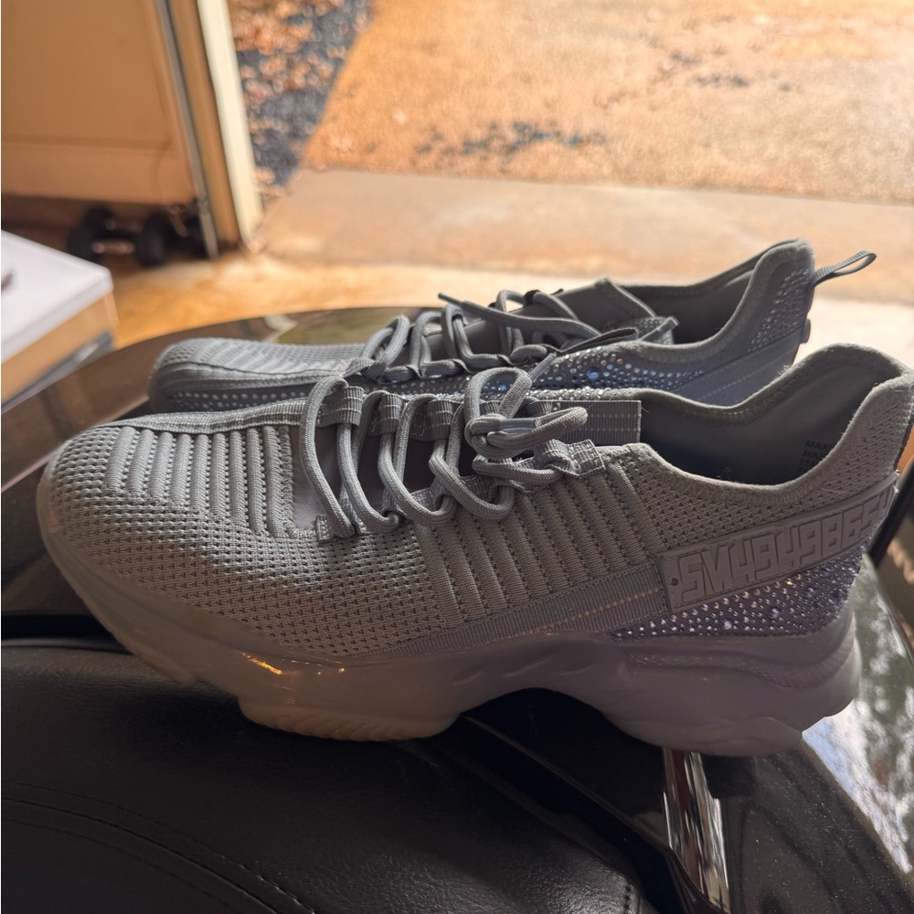 Steve Madden Gray Athletic Shoes